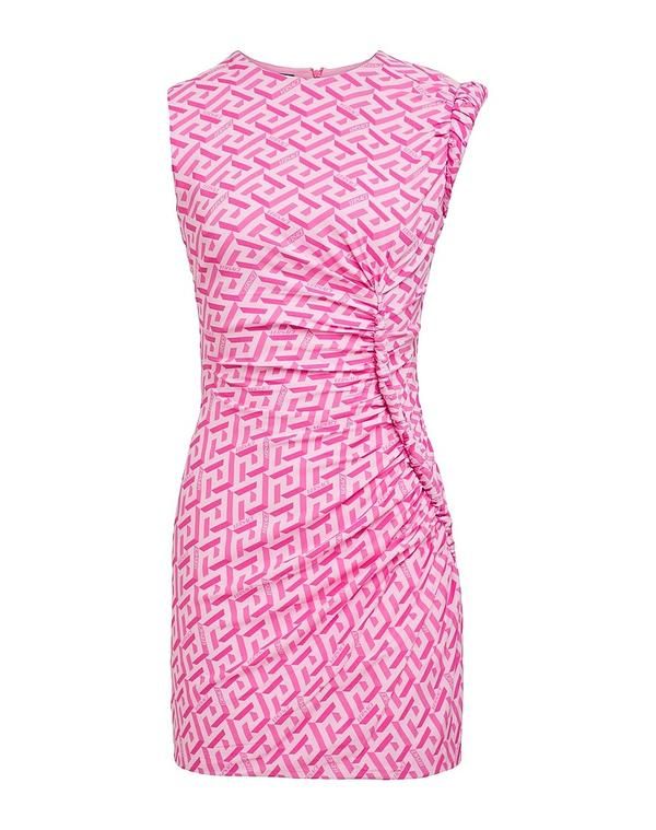 ヴェルサーチ レディース トップス ワンピース VERSACE ミニワンピース・ドレス Pink ピンク
