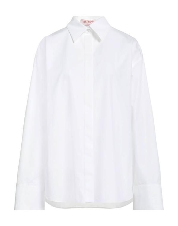 ヴァレンティノ レディース トップス シャツ VALENTINO GARAVANI 無地シャツ＆ブラウス White ホワイト