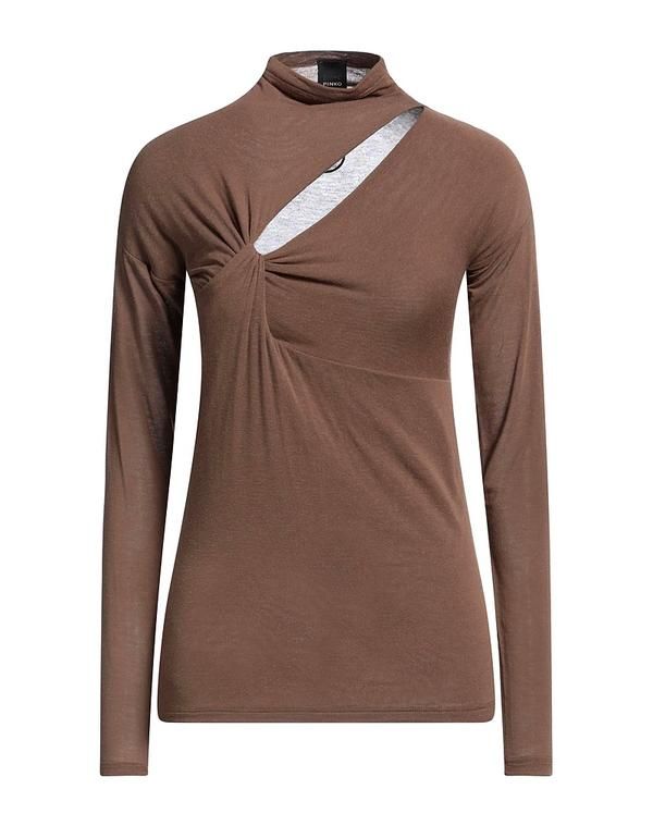 ピンコ レディース トップス Tシャツ PINKO Ｔシャツ Brown ブラウン
