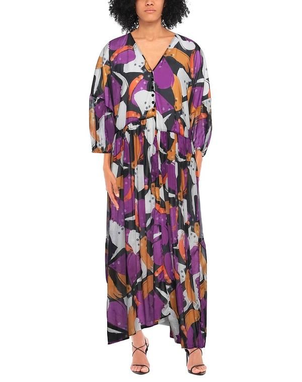 マニラグレース レディース トップス ワンピース MANILA GRACE ロングワンピース・ドレス Purple パープル マニラグレース レディース トップス ワンピース MANILA GRACE ロングワンピース・ドレス Purple パープル