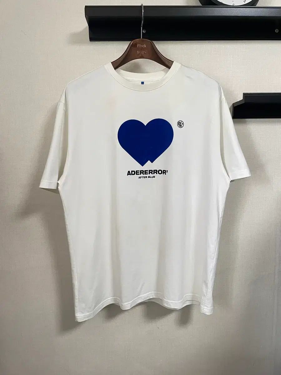 ADER ERROR アーダーエラー 22SS ツイン ハート ロゴ 半袖T 白 A2