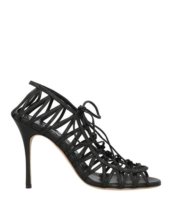 マノロ ブラニク レディース シューズ サンダル MANOLO BLAHNIK サンダル Black ブラック