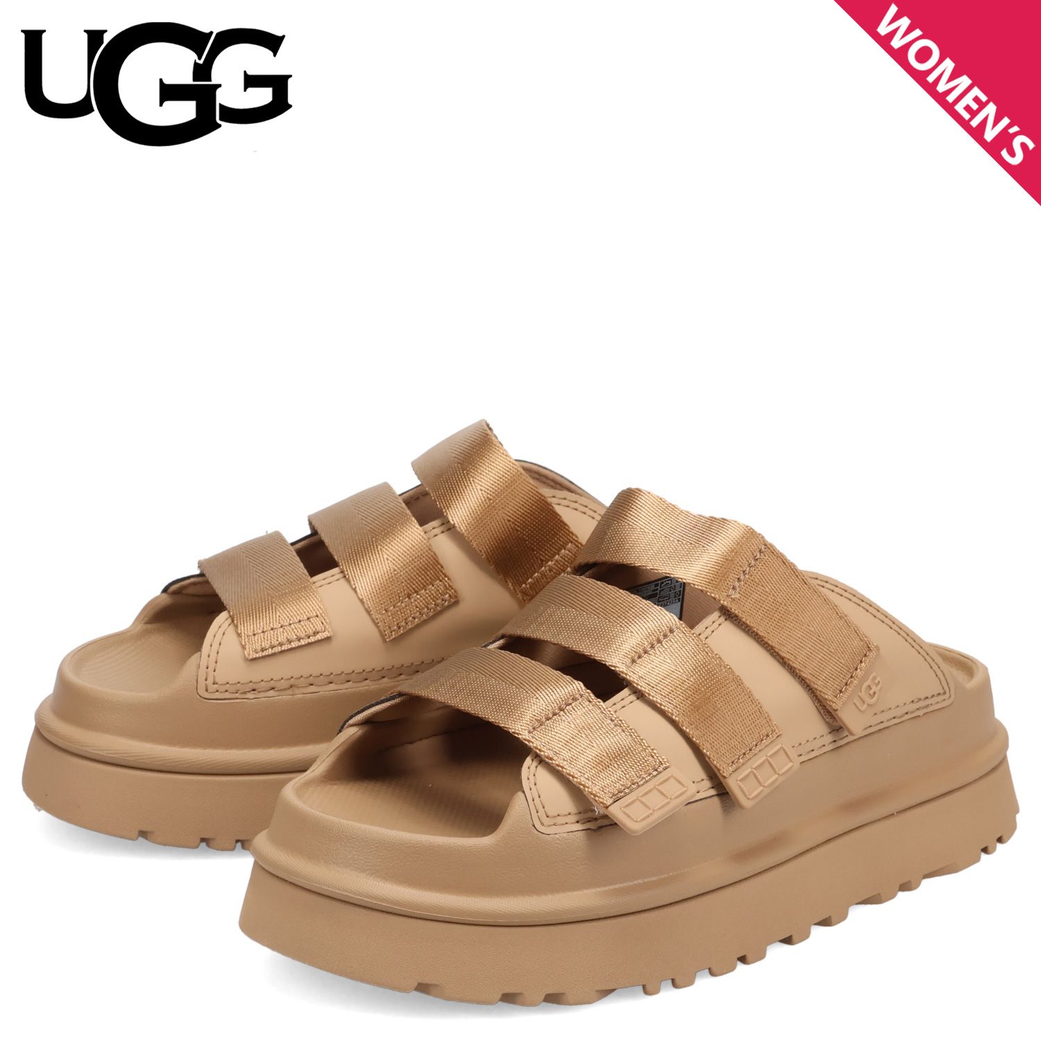 UGG アグ サンダル スライドサンダル ゴールデングロースライド レディース 厚底 軽量 GOLDENGLOW SLIDE 1167430