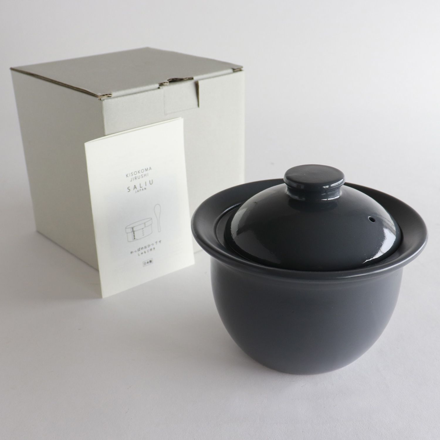 SALIU サリュウ 炊飯土鍋 1.5合炊き ごはん鍋 ご飯 直火用 ザシェフ 日本製 美濃焼 LOLO ロロ 3862