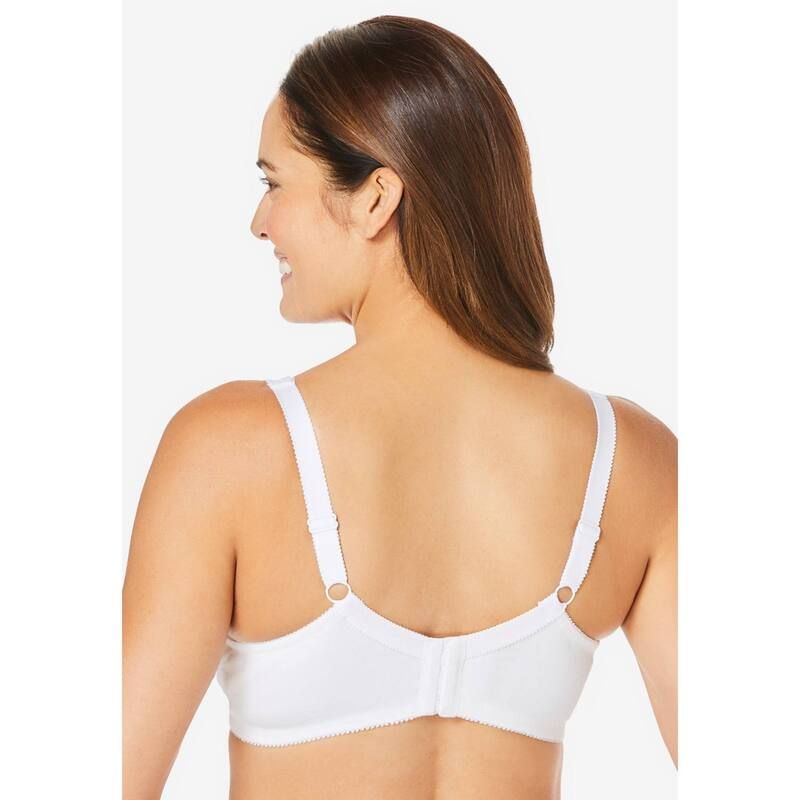 コンフォート チョイス レディース アンダーウェア ブラジャー プラスサイズ コットン Comfort Choice Womens Plusize 3pack Cotton Wireless Bra Pastel