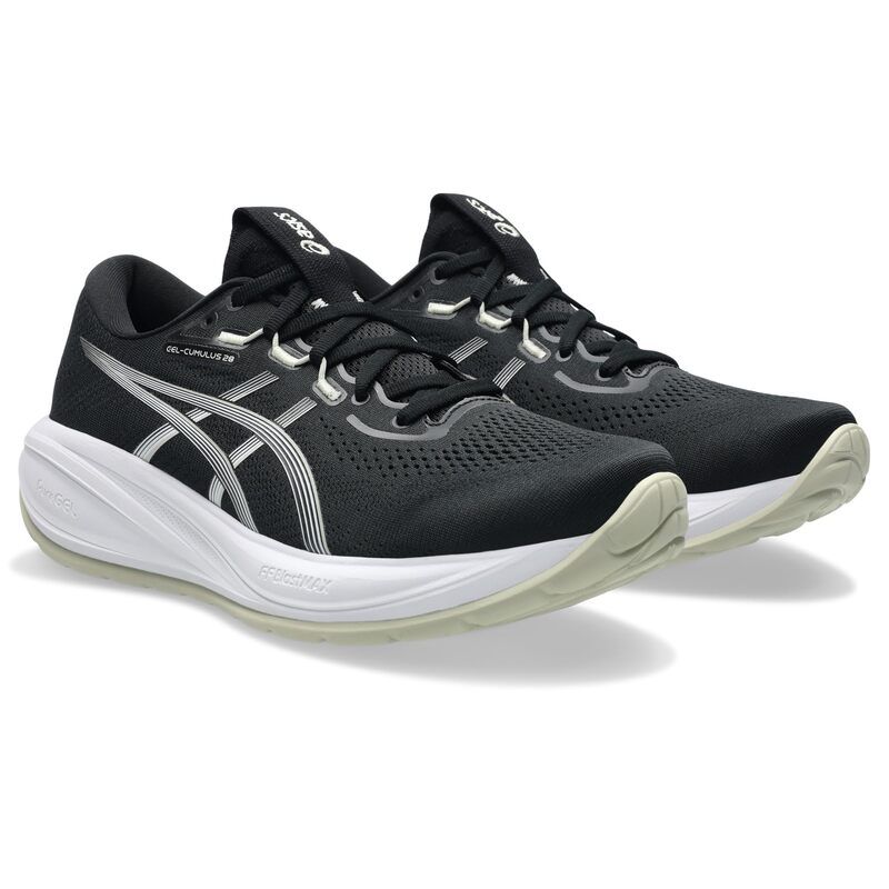 アシックス メンズ シューズ スニーカー ASICS GELCumulusR 28 BlackWhite ホワイト
