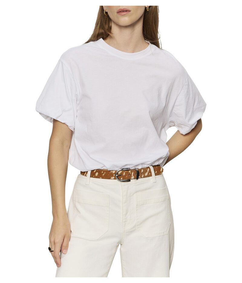 サンクチュアリー レディース トップス シャツ Sanctuary Pleat Bubble Tee White ホワイト