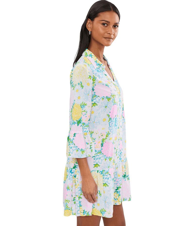 リリーピュリッツァー レディース トップス ワンピース Lilly Pulitzerayanna Tunic Dress Multi Lilly Gar マルチカラー リリーピュリッツァー レディース トップス ワンピース Lilly Pulitzerayanna Tunic Dress Multi Lilly Gar マルチカラー