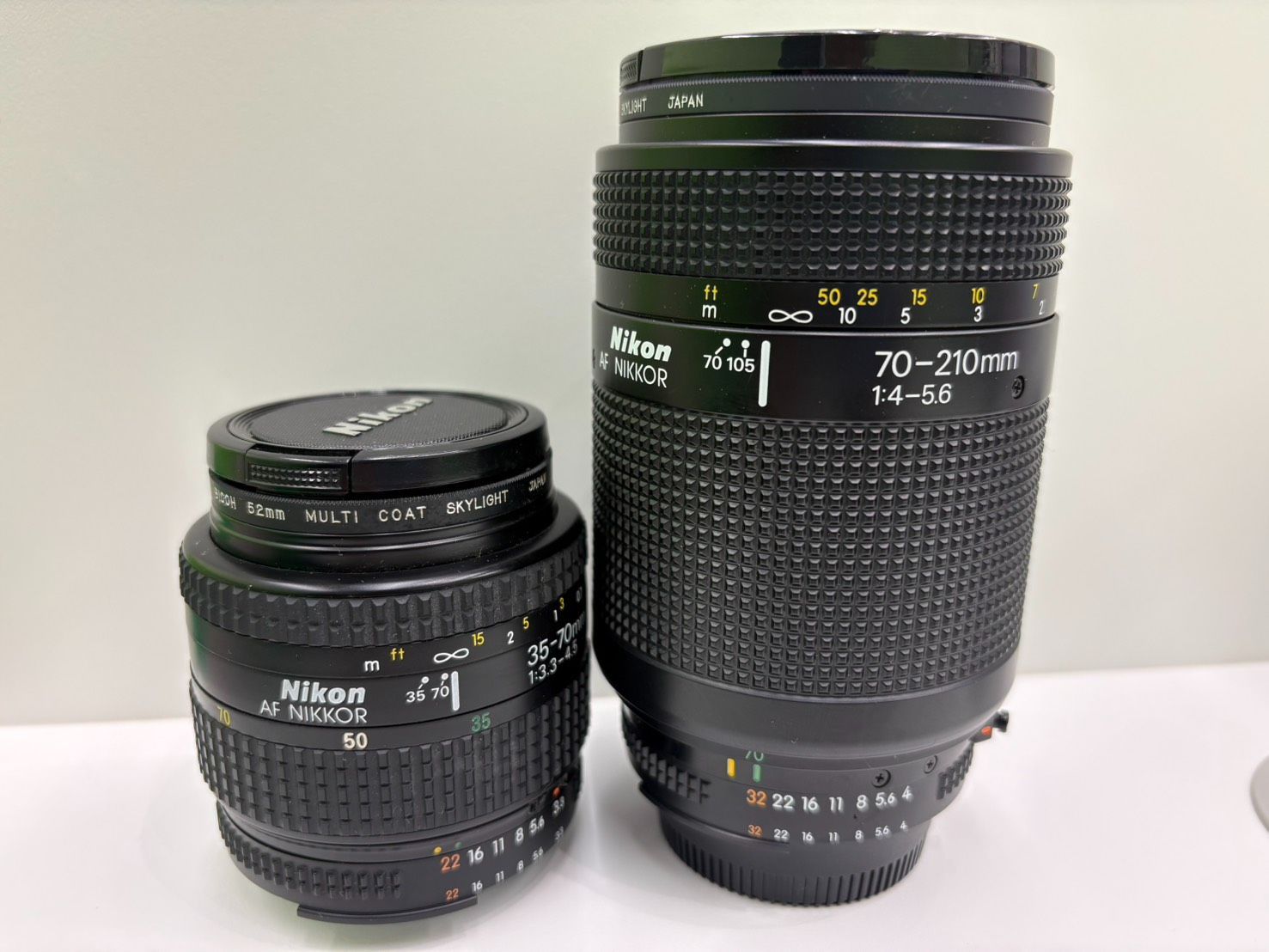 【錦】Nikon NIKKOR レンズセット 35-70mm F3.3-4.5 / 70-210mm F4-5.6 ズームレンズ 【650TY】E19
