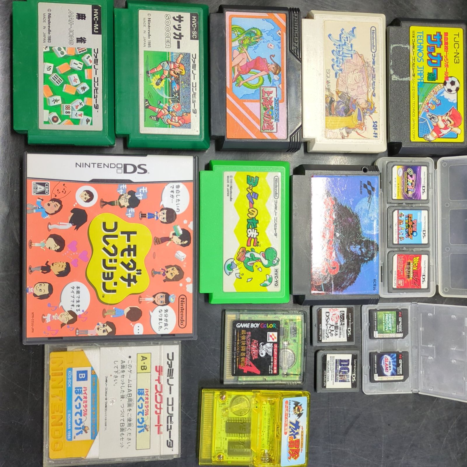 D15722】ジャンク ゲームソフト まとめ売り FC ファミコン SFC