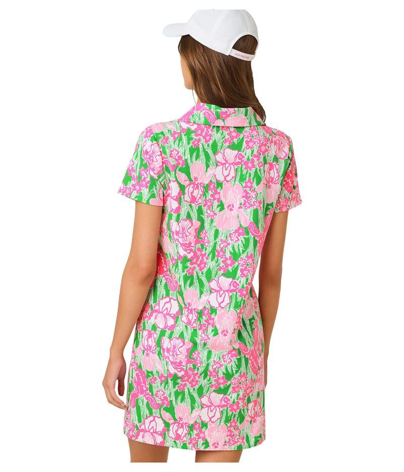 リリーピュリッツァー レディース トップス ワンピース Lilly Pulitzer Eleni Upf 50 Dress Puttingreen H グリーン