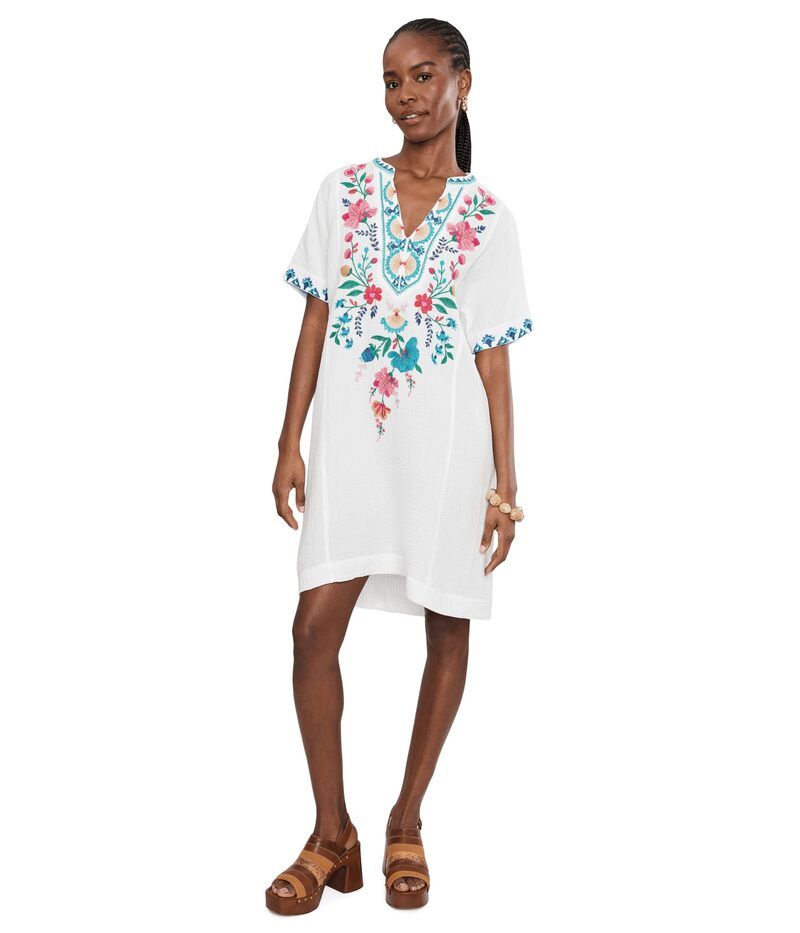 ジョニーワズ レディース トップス ワンピース Johnny Washort Sleeveasy Seamedress Soline White ホワイト ジョニーワズ レディース トップス ワンピース Johnny Washort Sleeveasy Seamedress Soline White ホワイト