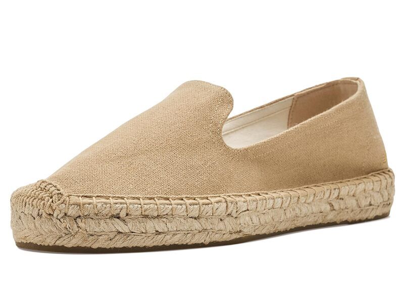 ソルドス レディース シューズ スリッポン・ローファー プラットフォーム Soludosmoking Platform Espadrille Safari Brown ブラウン