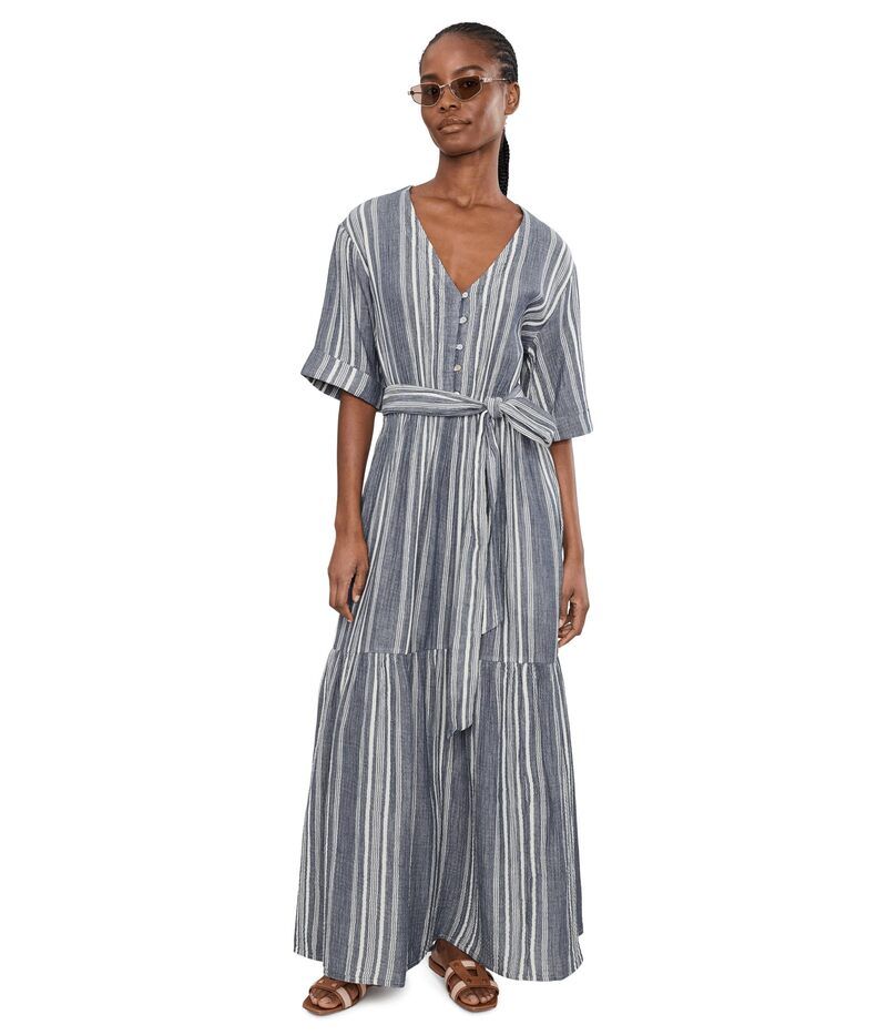 ファレティ レディース トップス ワンピース コットン Faherty Dune Cotton Gauze Marina Dressea Breeze Stri
