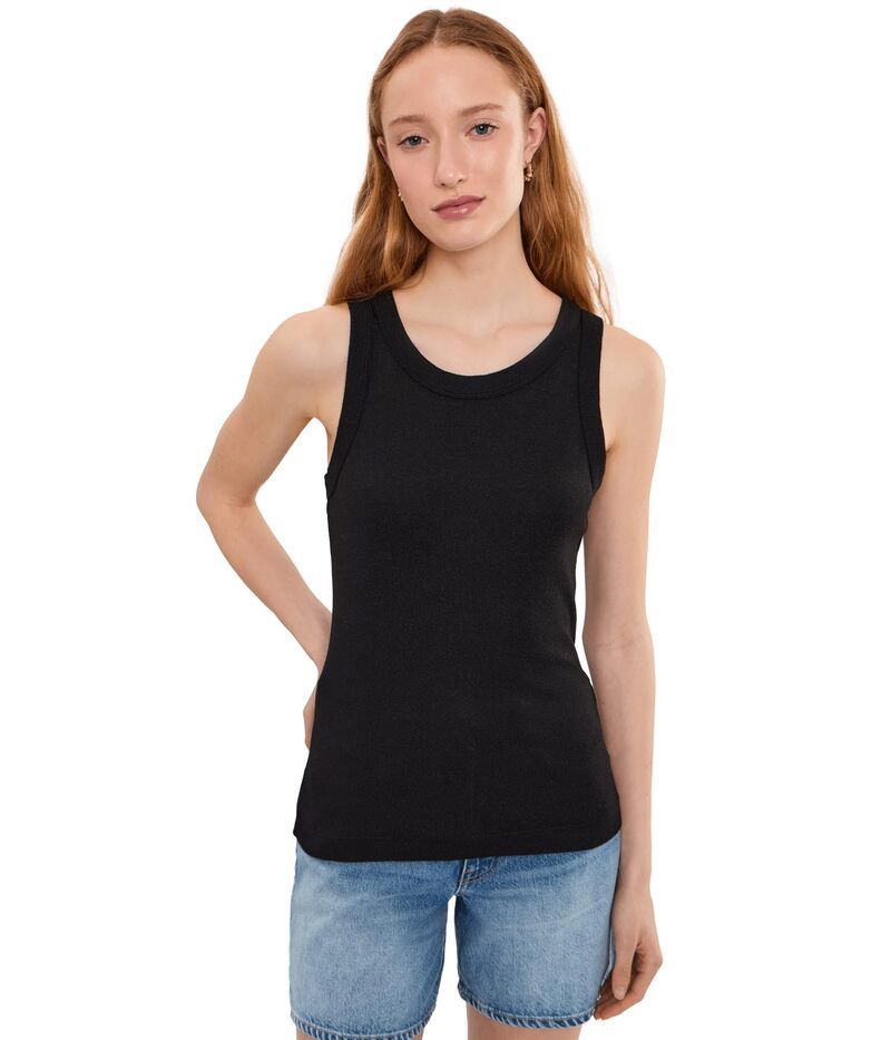 マイケルスターズ レディース トップス シャツ Michael Stars Paloma Tank Black ブラック