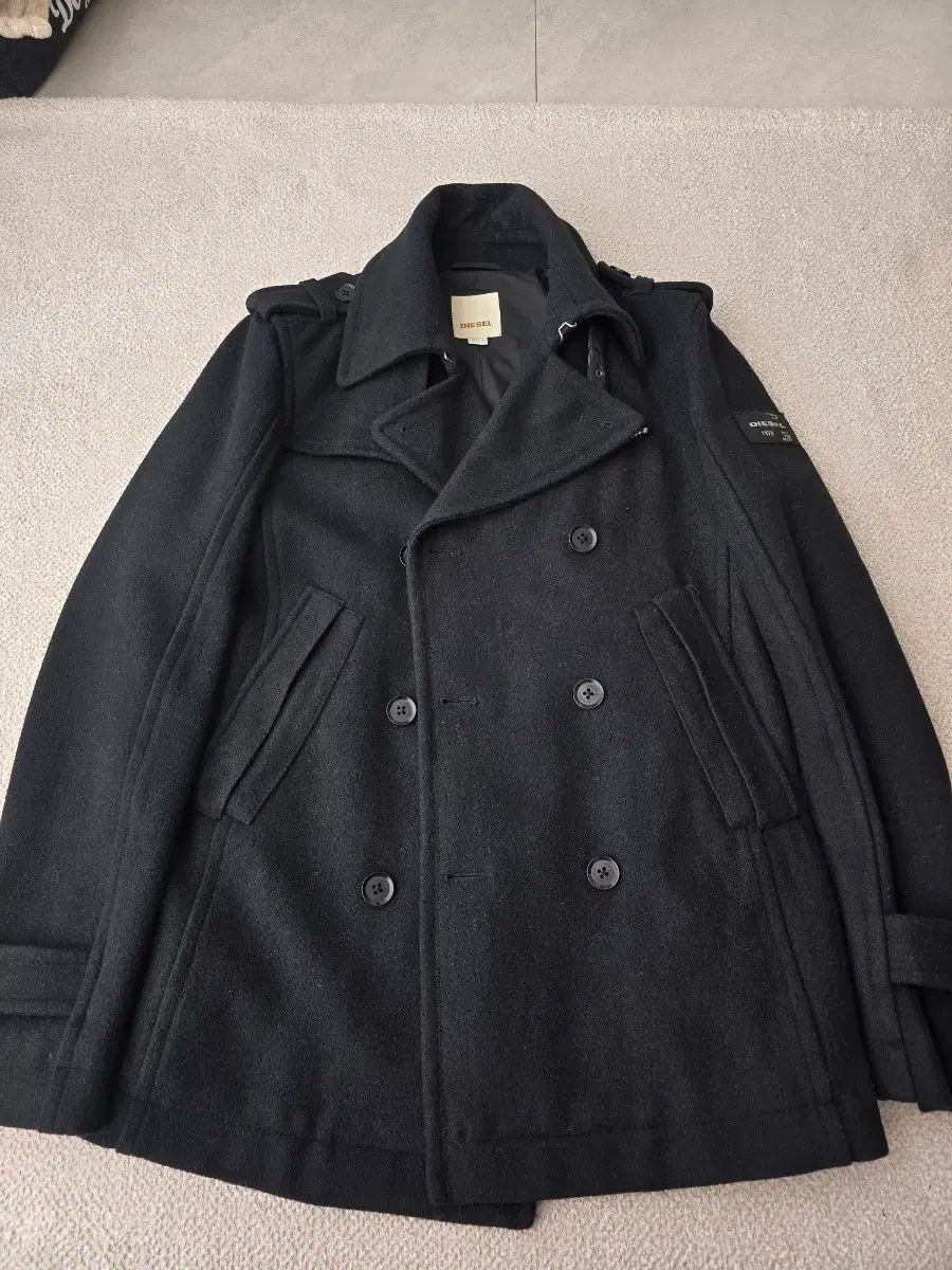 DIESEL ブラック ピーコート L