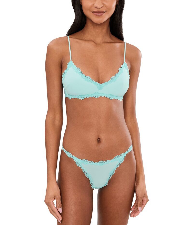 フリーピープル レディース アンダーウェア ブラジャー Free People Charlie V Bralette Blue Light ブルー