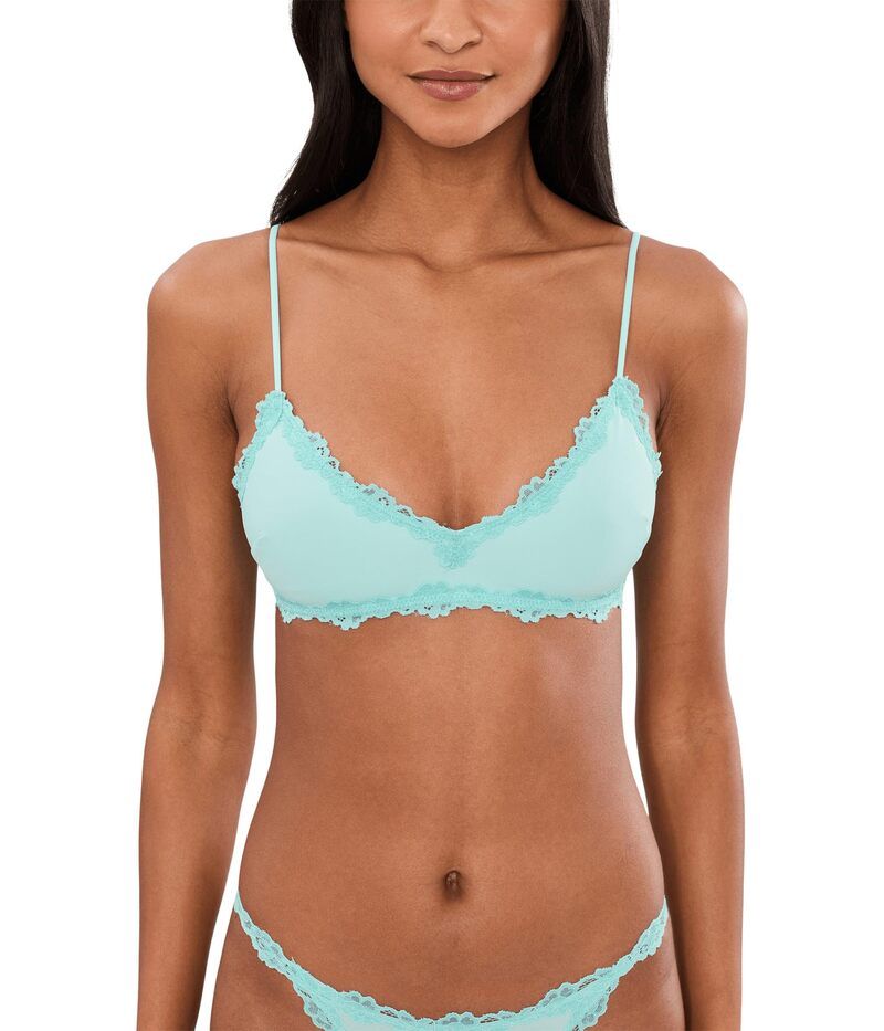 フリーピープル レディース アンダーウェア ブラジャー Free People Charlie V Bralette Blue Light ブルー