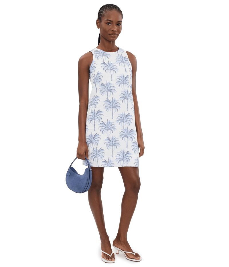 トッミーバハマ レディース トップス ワンピース ノースリーブ Tommy Bahama Palm Banksleevelesshort Dressanibel Blue ブルー