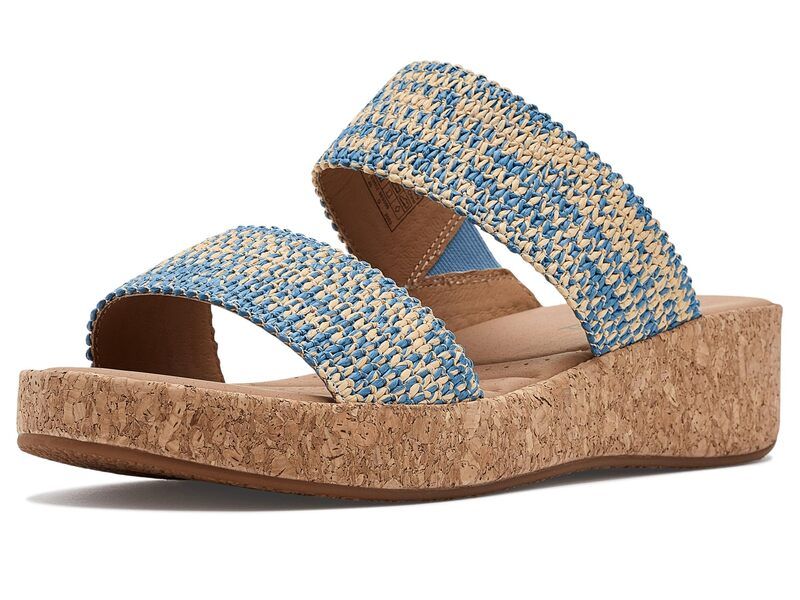 ジョセフセイベル レディース シューズ ヒール サンダル Josef Seibel Evita 02 Sandal Slate Blue スレート
