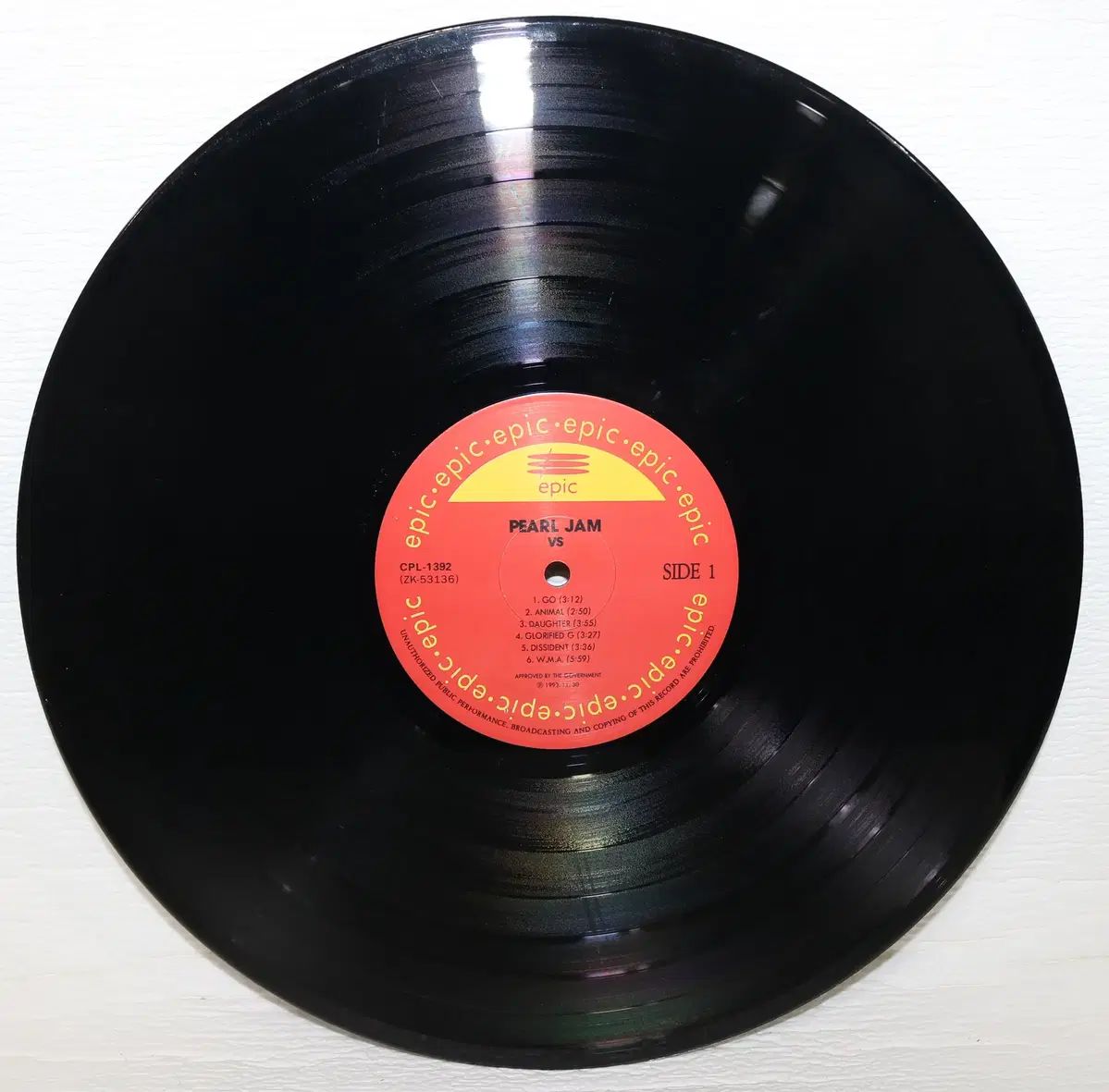 NO 5599 PEARL JAM ／ VS LP CD - メルカリ