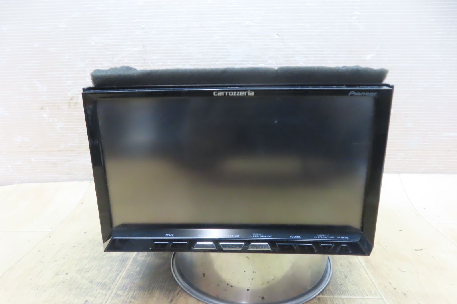 動作保証付★F6434/カロッツェリア　AVIC-ZH09　HDDナビ　地図2011年　地デジTVフルセグ内蔵　Bluetooth内蔵　CD DVD再生OK　本体のみ
