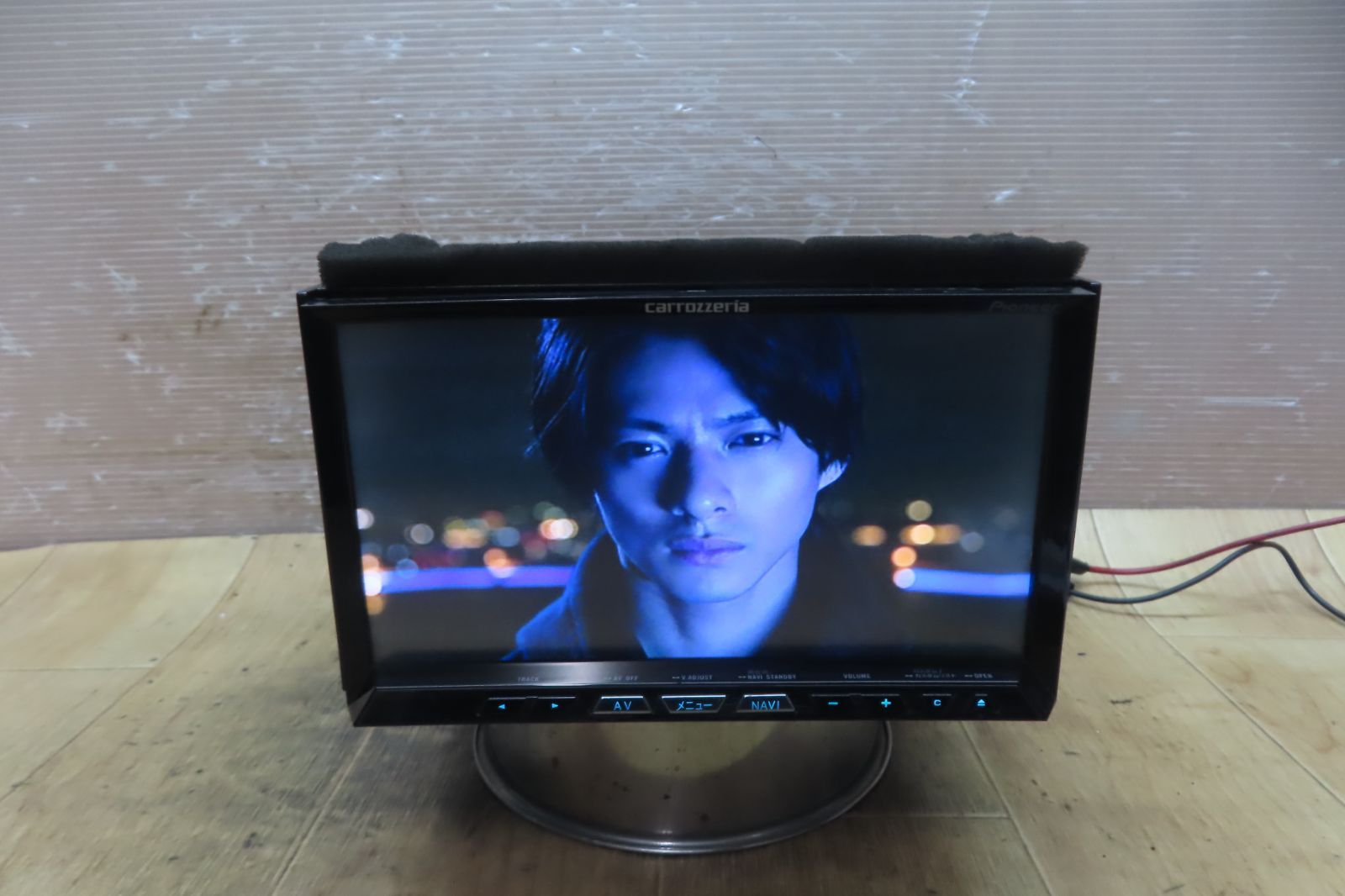 動作保証付★F6434/カロッツェリア　AVIC-ZH09　HDDナビ　地図2011年　地デジTVフルセグ内蔵　Bluetooth内蔵　CD DVD再生OK　本体のみ