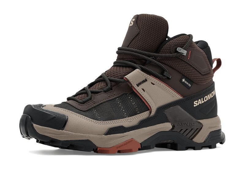 サロモン メンズ シューズ ブーツ・レインブーツ Salomon X Ultra 5 Mid GORETEXR Black Coffee ブラック