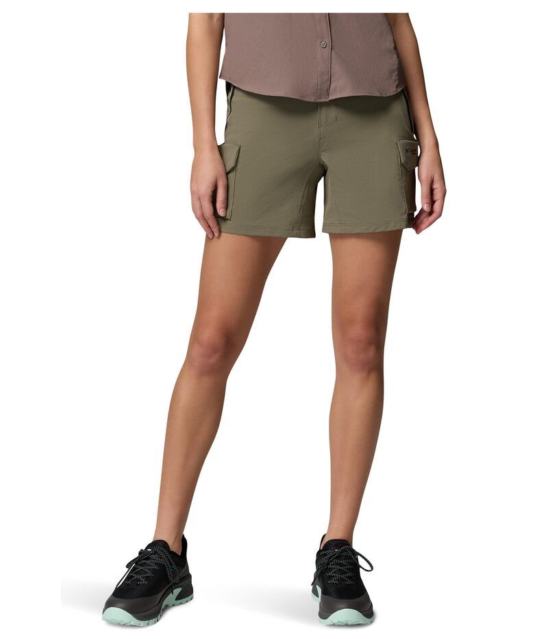コロンビア レディース ボトムス ハーフパンツ・ショーツ ショートパンツ Columbia Silveridge Elite Shortstone Green グリーン