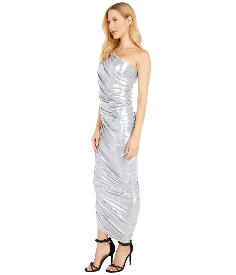 ノーマカマリ レディース トップス ワンピース Norma Kamali Diana Gown Silver シルバー