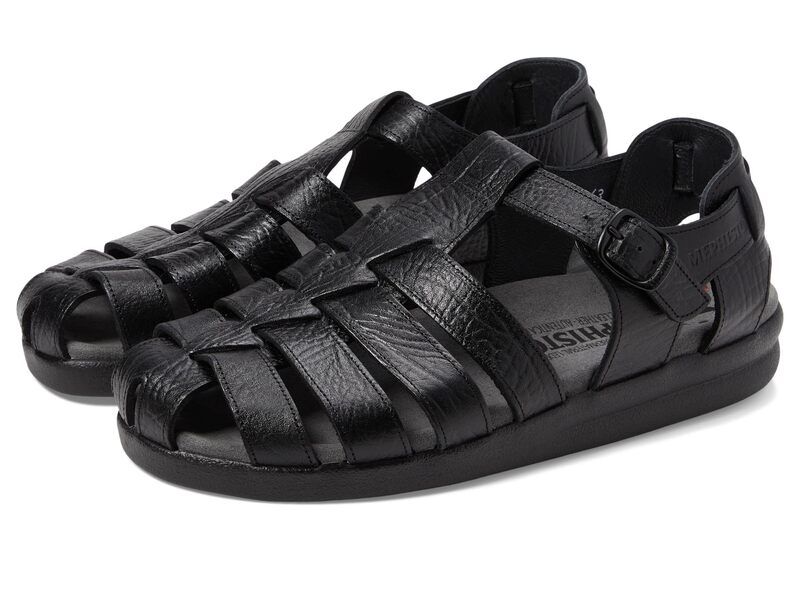 メフィスト メンズ シューズ サンダル Mephisto Sam Black Full Grai ブラック