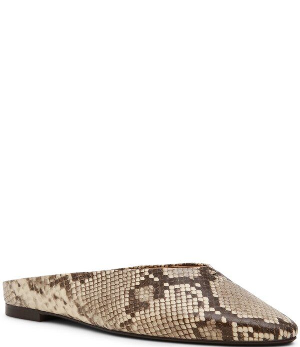 スティーブ マデン レディース シューズ パンプス プリント Steve Madden Sherman Snake Print Flat MulesnakeMulti マルチカラー