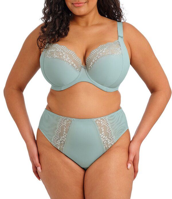 エロミ レディース アンダーウェア ブラジャー Elomi Lucie Solid Full Busted Underwire Stretch Plunge Bra Mist エロミ レディース アンダーウェア ブラジャー Elomi Lucie Solid Full Busted Underwire Stretch Plunge Bra Mist
