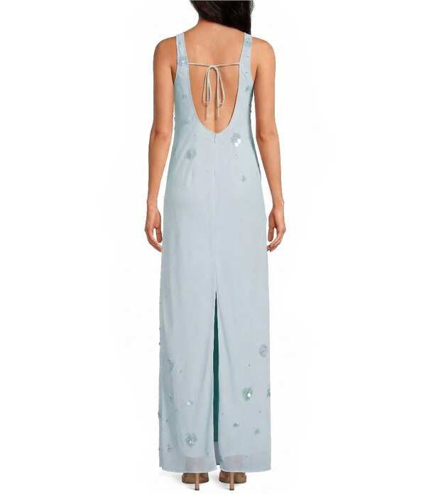 ジャンビニ レディース トップス ワンピース Gianni Bini x Cyd Morris The Bleu Embellished Gown Baby Blue ブルー