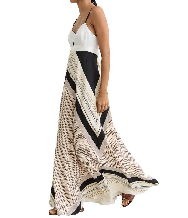 レイス レディース トップス ワンピース Vネック カットアウト プリント ノースリーブ マキシ Reiss Myra Scarf Printed VNeck CutOut Bust Sleeveless Maxi Dress IvoryBlack アイボリー レイス レディース トップス ワンピース Vネック カットアウト プリント ノースリーブ マキシ Reiss Myra Scarf Printed VNeck CutOut Bust Sleeveless Maxi Dress IvoryBlack アイボリー