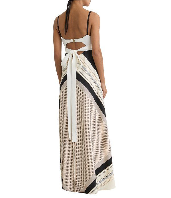 レイス レディース トップス ワンピース Vネック カットアウト プリント ノースリーブ マキシ Reiss Myra Scarf Printed VNeck CutOut Bust Sleeveless Maxi Dress IvoryBlack アイボリー レイス レディース トップス ワンピース Vネック カットアウト プリント ノースリーブ マキシ Reiss Myra Scarf Printed VNeck CutOut Bust Sleeveless Maxi Dress IvoryBlack アイボリー