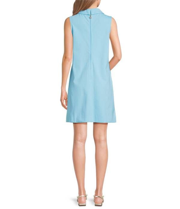 リリーピュリッツァー レディース トップス ワンピース ミニ ノースリーブ Lilly Pulitzer Payson Polished Pique Cowl Neck Sleeveless Mini Dress Capri Blue ブルー リリーピュリッツァー レディース トップス ワンピース ミニ ノースリーブ Lilly Pulitzer Payson Polished Pique Cowl Neck Sleeveless Mini Dress Capri Blue ブルー