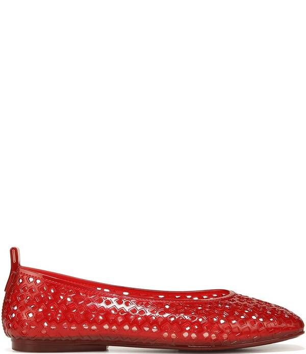ナチュライザー レディース シューズ パンプス Naturalizer 27 EDIT Carla Perforated Jelly Square Toe Ballet Flats Heart Flame