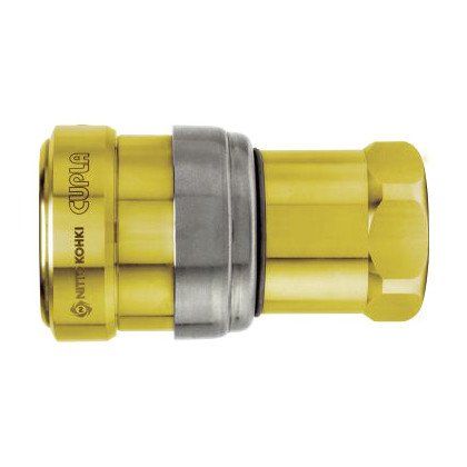 新品 日東工器 ゼロスピルカプラ 真ちゅう製 ZEL-4S EPDM BRASS (42814)