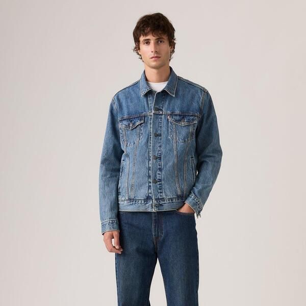 リーバイス メンズ アウター ジャケット・ブルゾン コットン デニム Levis Mens Trucker Cotton Long Sleeve Denim Jacket Washed Away デニム リーバイス メンズ アウター ジャケット・ブルゾン コットン デニム Levis Mens Trucker Cotton Long Sleeve Denim Jacket Washed Away デニム
