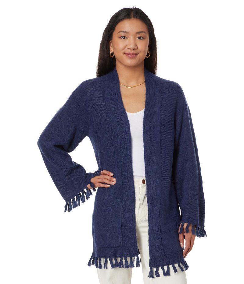 リリーピュリッツァー レディース アウター ニット・セーター カーディガン Lilly Pulitzer Lewiston Cardigan Low Tide Navy ネイビー