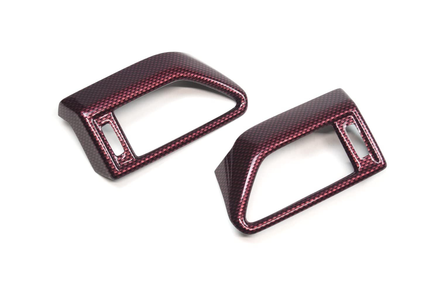 新品 SecondStage スズキ スイフトスポーツ ZC33S スイフト サイドダクトパネル レッドカーボン調 S037D1R