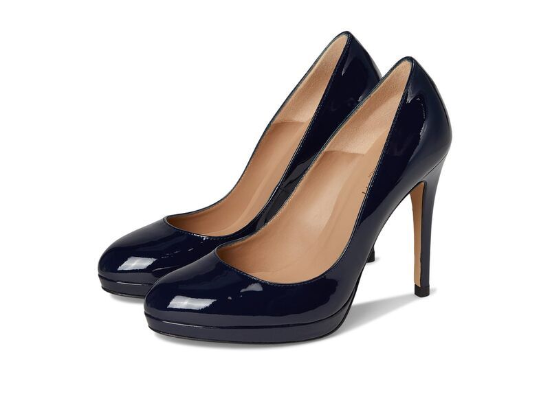 エルケーベネット レディース シューズ ヒール プラットフォーム LK Bennett Sledge Platform Courts Navy ネイビー