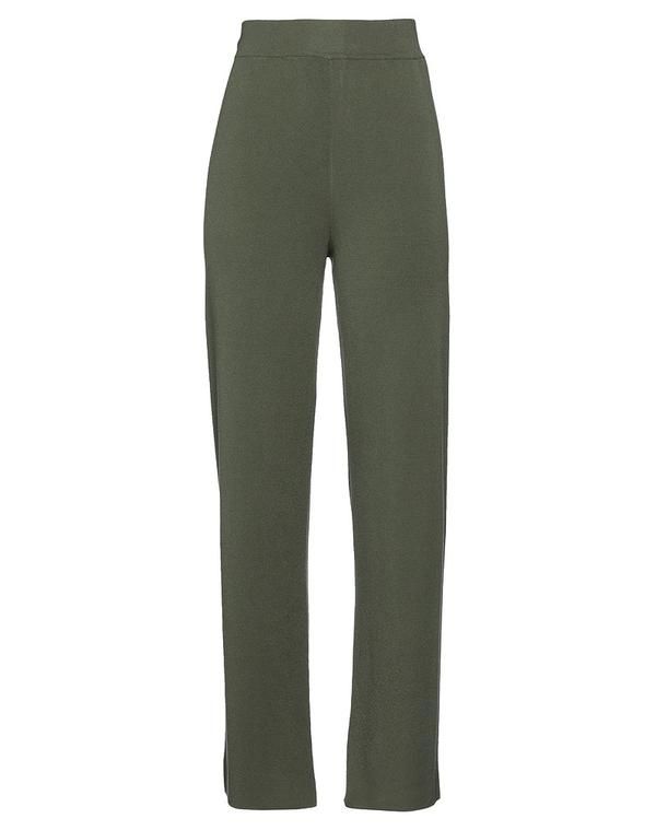 ステファネル レディース ボトムス カジュアルパンツ ワイドパンツ STEFANEL Military Green グリーン