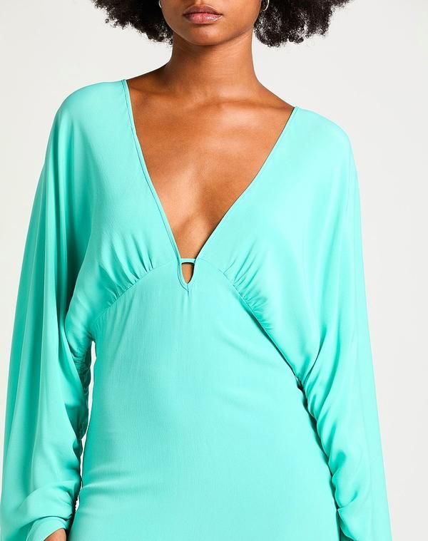 セミクチュール レディース トップス ワンピース SEMICOUTURE Turquoise Blue ブルー セミクチュール レディース トップス ワンピース SEMICOUTURE Turquoise Blue ブルー