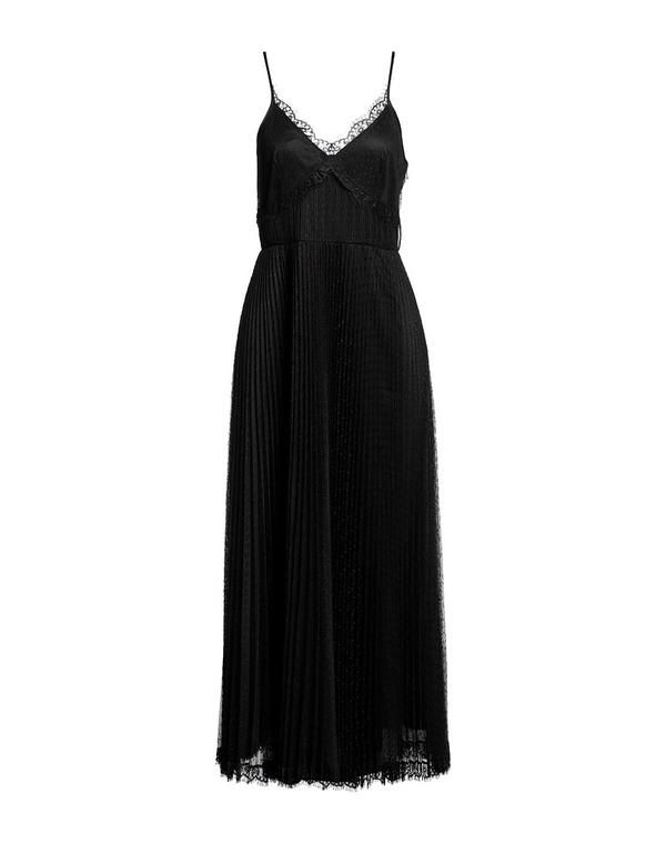 ツインセット レディース トップス ワンピース プリーツドレス TWINSET Black ブラック