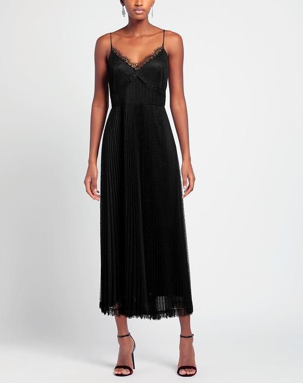 ツインセット レディース トップス ワンピース プリーツドレス TWINSET Black ブラック