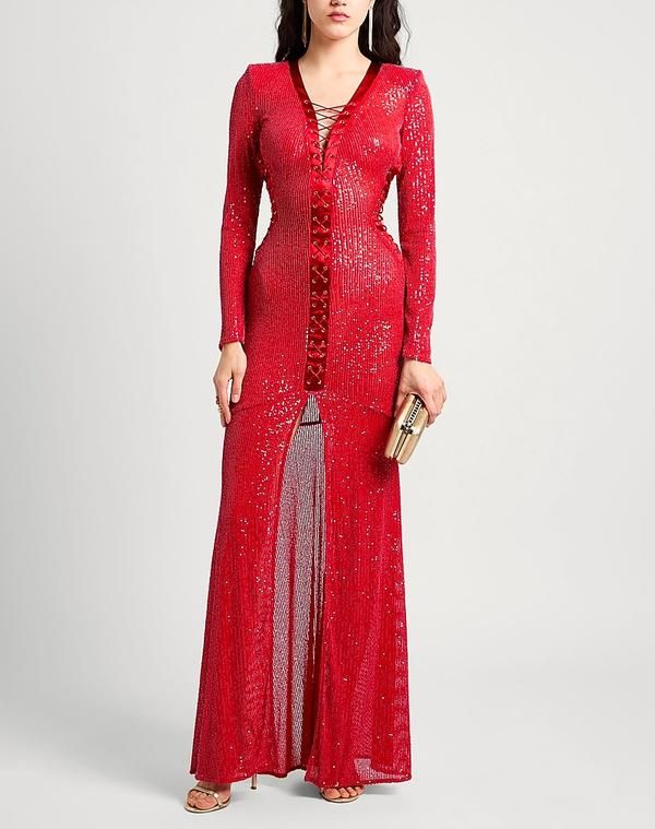 エリザベッタフランキ レディース トップス ワンピース ELISABETTA FRANCHI Red レッド