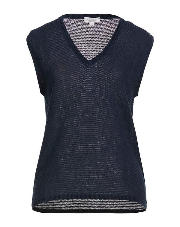 ドンダップ レディース トップス シャツ ニットベスト DONDUP Midnight Blue ブルー