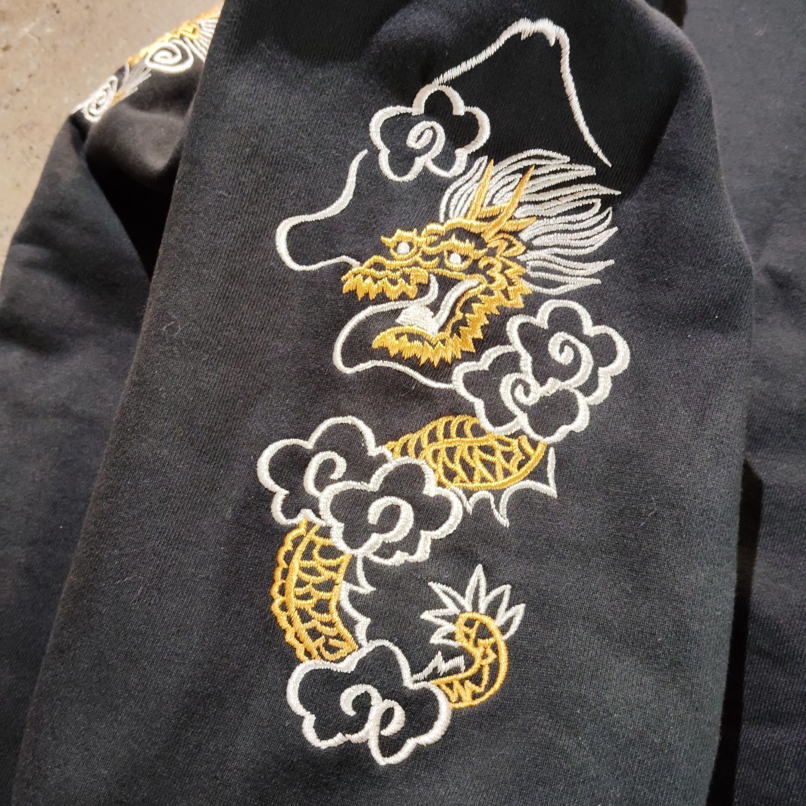 テーラー東洋 BEAMS別注 SUKA CREW SWEAT EMBROIDERED L BLACK 